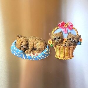 Set of Yorkie Fridge Magnets